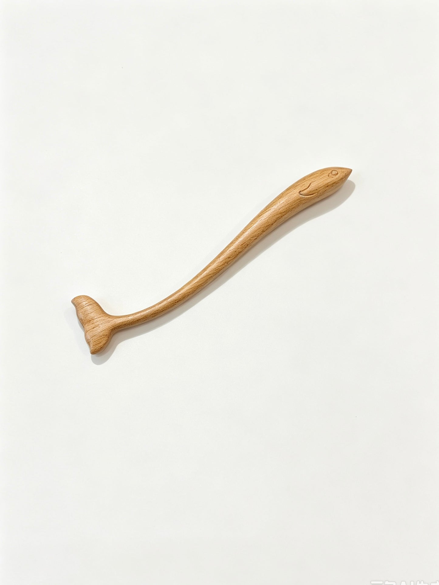 Dolphin Tail Sandalwood Hair Stick